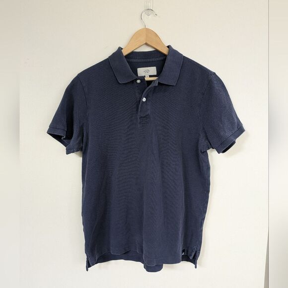Jack Spade Polo Navy Bleeker Street New York Casual Shirt M Medium - Picture 1 of 6